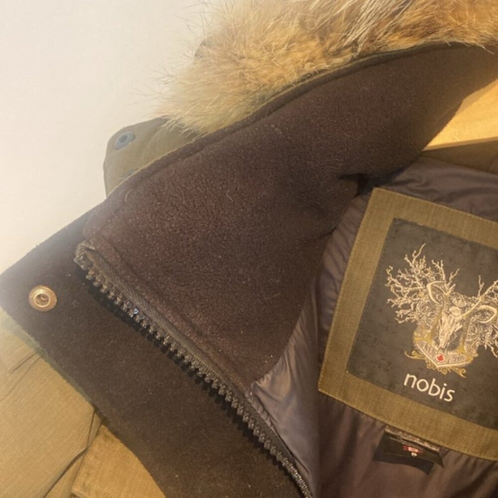 Nobis Cindy women’s parka army green size small - Picture 15 of 16